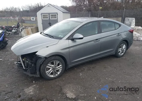 2019 Hyundai Elantra Sel из США, поврежденный, VIN KMHD84LFXKU779593